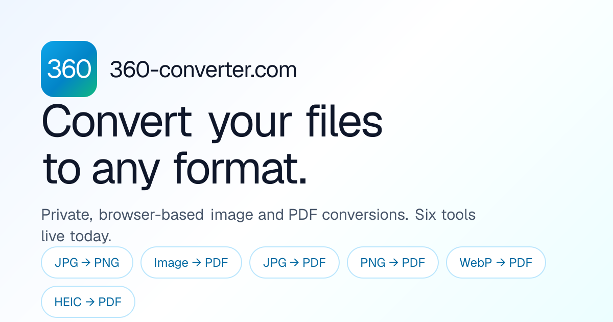 360-converter.com - Fast File and Image Conversion